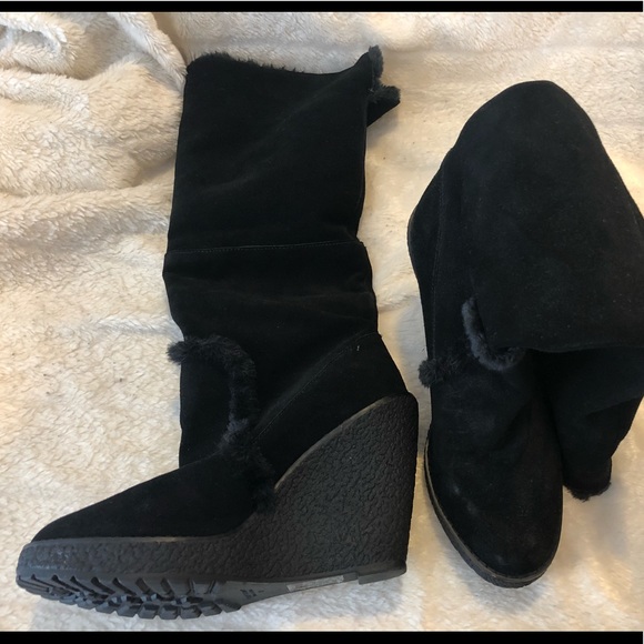 Colin Stuart Shoes Wedge Boots Poshmark